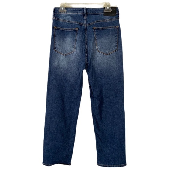 DKNY Waverly Straight Leg High Waisted Jeans Dark Wash Size 6 - Picture 2 of 14